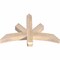 Ekena Millwork Alberta Smooth Timber Gable Bracket, Douglas Fir, 36"W x 24"H x 3 1/2"D x 3 1/2"F, 16/12 Pitch GBW036X24X0404ALB00SDF - alternate 3